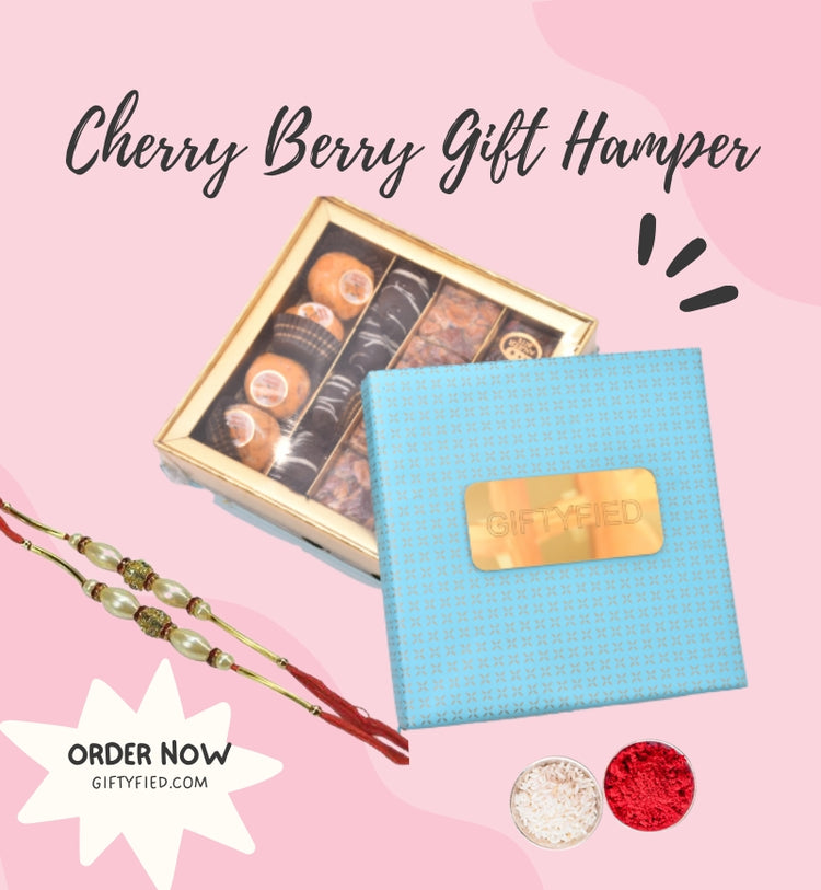 The Cherry Berry Gift Hamper with Rakhi