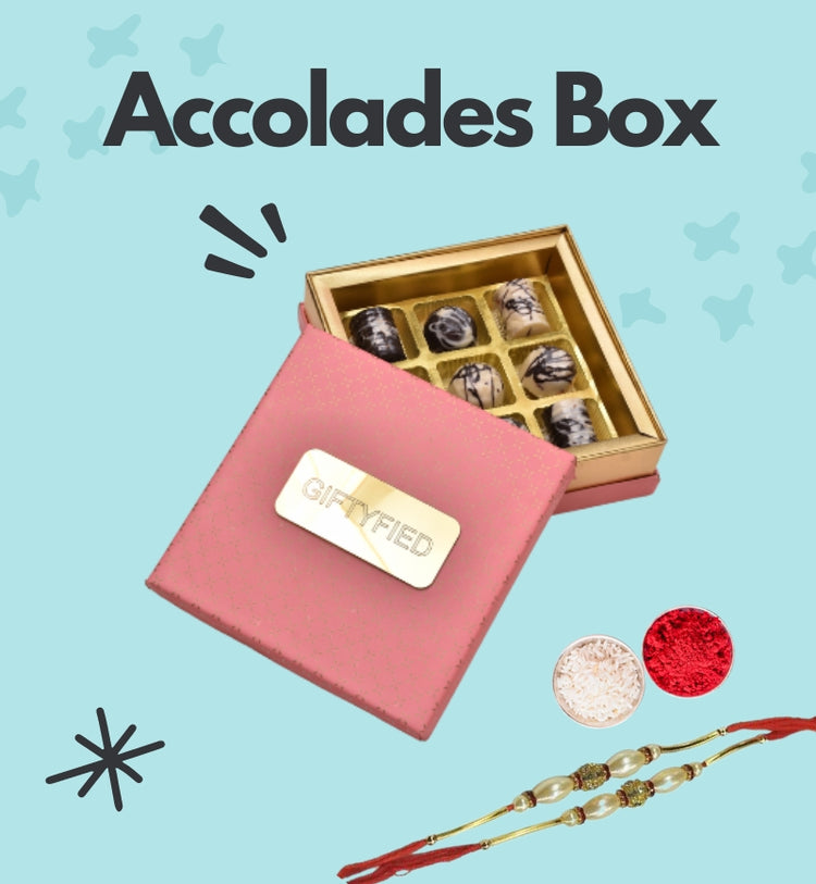 The Accolades Box with Rakhi (Roli and Rice included)