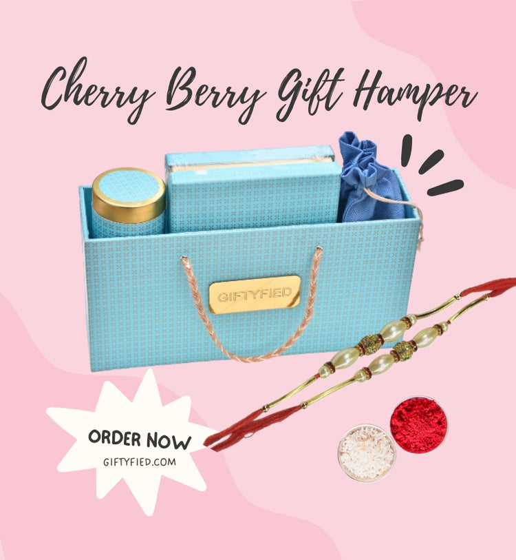 The Cherry Berry Gift Hamper with Rakhi