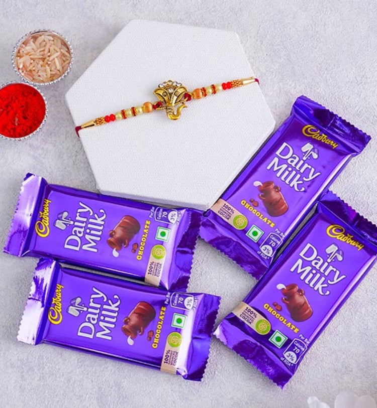 Rakhi with Chocolates Combo