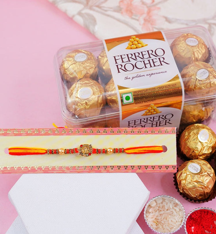 Rakhi with Ferrero Rochers