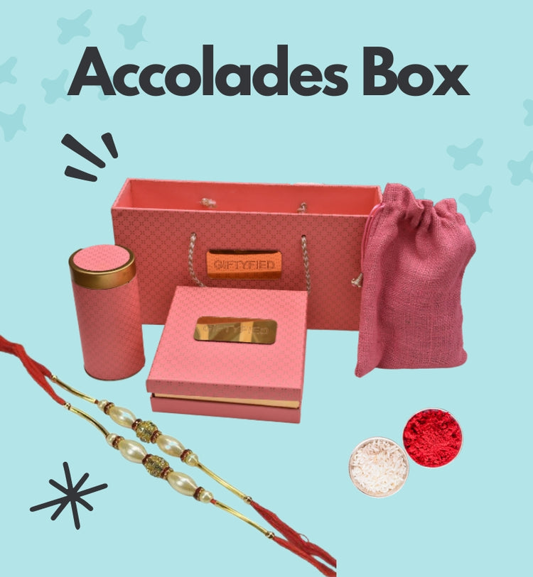 The Accolades Box with Rakhi (Roli and Rice included)