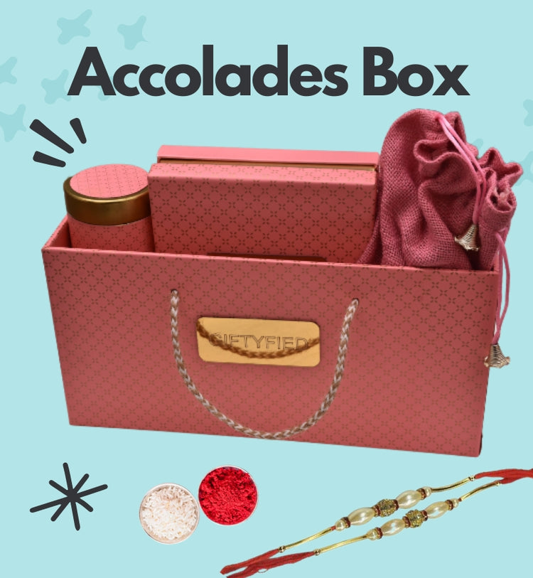 The Accolades Box with Rakhi (Roli and Rice included)