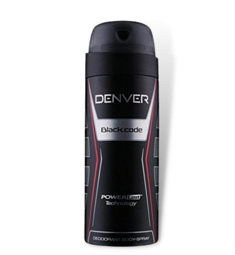 Denver Gift Pack Black Code Deodorant 150 Ml And Perfume For Men 60 Ml (Set Of 2)