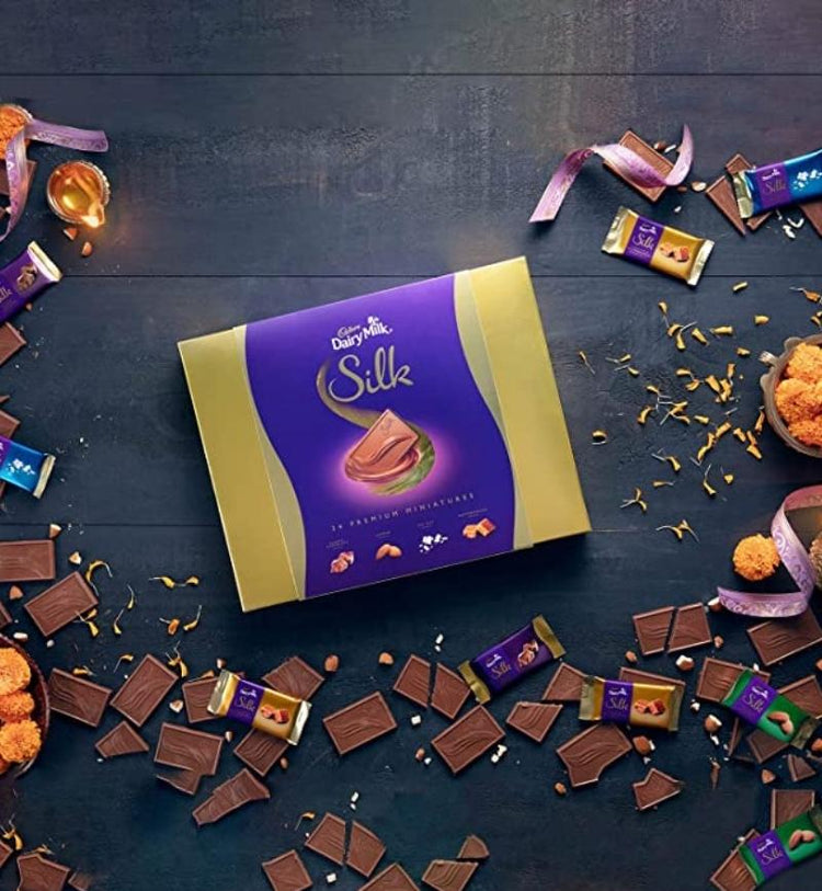 Cadbury Silk Potli Valentines Pack, 343g & Celebrations Chocolate Gift Pack  - Assorted, Premium, 281 g & Dairy Milk Silk Valentine's Heart Blush Bar, 2  X 250 g : Amazon.in: Grocery & Gourmet Foods